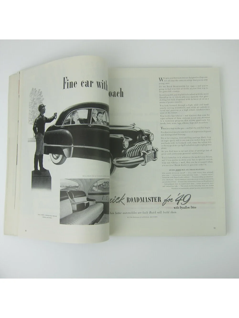 Vintage FORTUNE Magazine December 1948 Cadillac, Buick, Mercury, Ford Car Ads